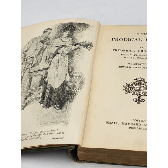 The Prodigal ProTem By Frederick Orin Bartlett Illustrated Antiquarian 1910 - Picture 8 of 11